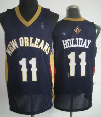 New Orleans Pelicans 11 Jrue Holiday Blue Revolution 30 NBA Jerseys New Orleans Pelicans 11 Jrue Holiday Blue Revolution 30 NBA Jerseys