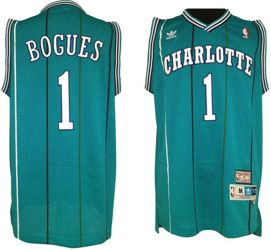 Charlotte Hornets 1 Tyrone Bogues Green Soul Swingman NBA Jersey