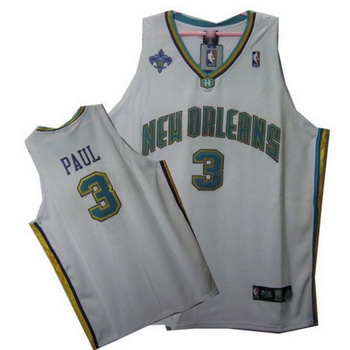 New Orleans Hornets 3 Chris Paul white jerseys