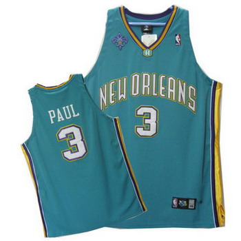 New Orleans Hornets 3 Chris Paul green jerseys