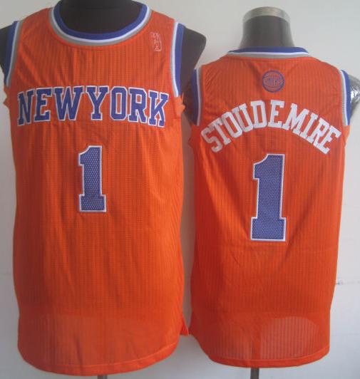 New York Knicks 1 Amar'e Stoudemire Orange Revolution 30 NBA Jersey
