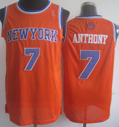 New York Knicks 7 Carmelo Anthony Orange Revolution 30 NBA Jersey Cheap