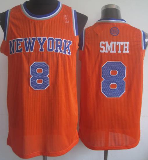 New York Knicks 8 JR Smith Orange Revolution 30 NBA Jersey Cheap