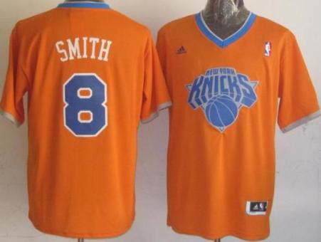 New York Knicks 8 JR Smith Orange Revolution 30 Swingman NBA Jersey 2013 Christmas Style
