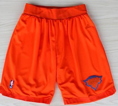 New York Knicks Orange Revolution 30 Swingman NBA Shorts Christmas Style Cheap