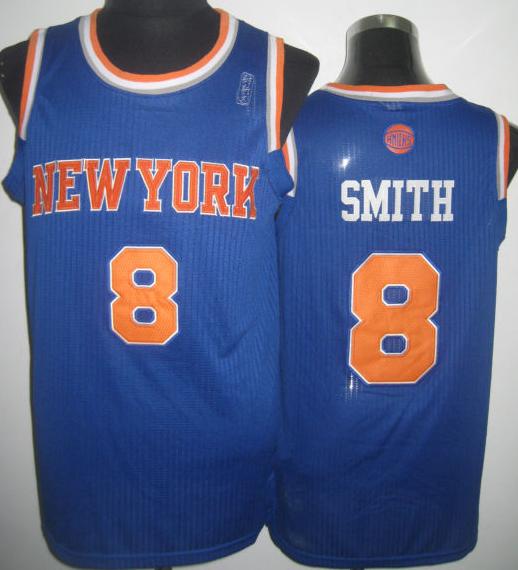 New York Knicks 8 JR Smith Blue Revolution 30 NBA Jersey New Style Cheap