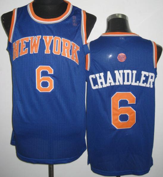 New York Knicks 6 Tyson Chandler Blue Revolution 30 NBA Jerseys Cheap