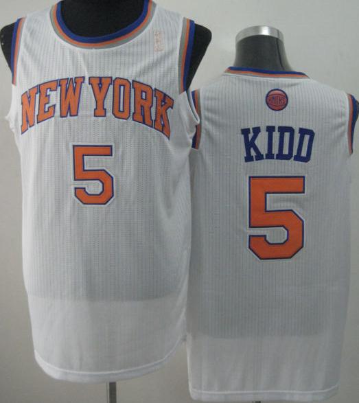 New York Knicks 5 Jason Kidd White Revolution 30 NBA Jerseys Cheap