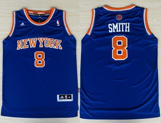 New York Knicks 8 JR Smith Blue Revolution 30 Swingman NBA Jersey New Style Cheap