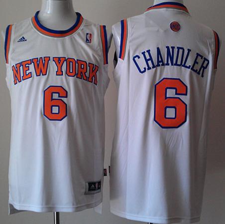 New York Knicks 6 Tyson Chandler White Revolution 30 Swingman NBA Jerseys New Style