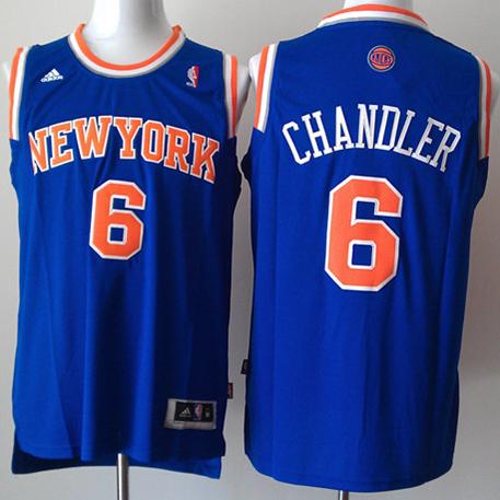 New York Knicks 6 Tyson Chandler Blue Revolution 30 Swingman NBA Jerseys New Style