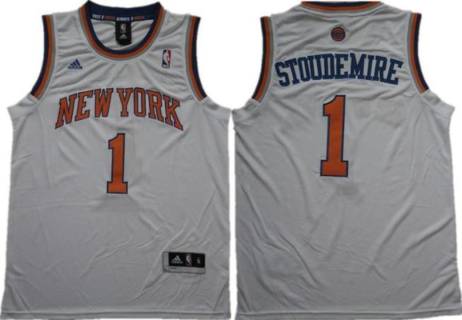 New York Knicks 1 Amar'e Stoudemire White Revolution 30 Swingman NBA Jerseys New Style Cheap