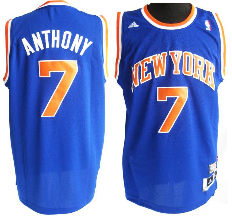 New York Knicks 7 Anthony Walter Brown Hwc Swingman Jersey
