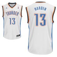 Oklahoma City Thunder #13 James Harden White Swingman Jersey Cheap
