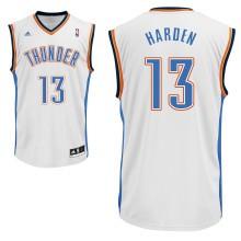 Oklahoma City Thunder #13 James Harden White Swingman Jersey Oklahoma City Thunder #13 James Harden White Swingman Jersey