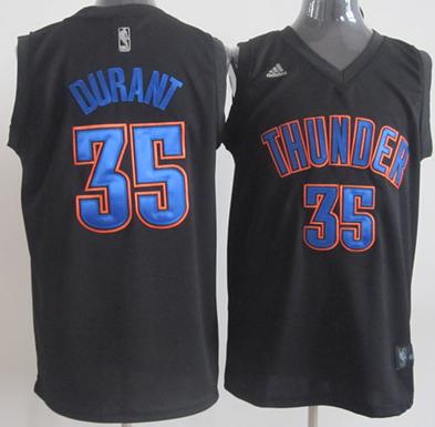 Oklahoma City Thunder 35 Durant Black Swingman Jersey Cheap