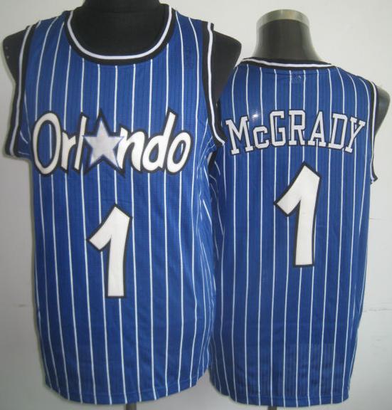 Orlando Magic 1 Tracy Mcgrady Blue Revolution 30 NBA Jerseys Cheap