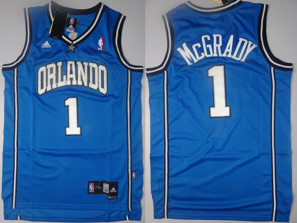 Orlando Magic 1 Tracy Mcgrady Blue Swingman NBA Jerseys Cheap