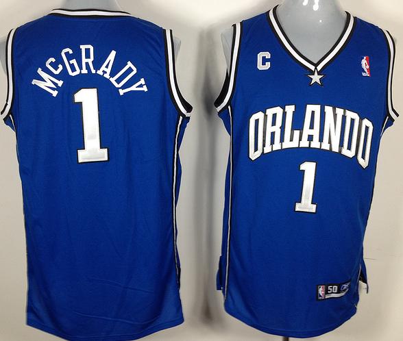 Orlando Magic 1 McGrady Blue NBA Jersey Cheap