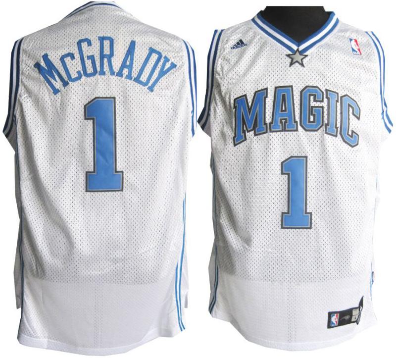 Orlando Magic 1 Tracy McGrady Soul Swingman White M&N Jersey