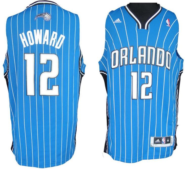 Revolution 30 Orlando Magic 12 Dwight Howard Blue Swingman Jersey