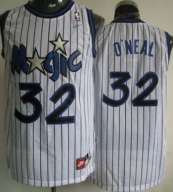 Orlando Magic 32 Oneal White Jersey