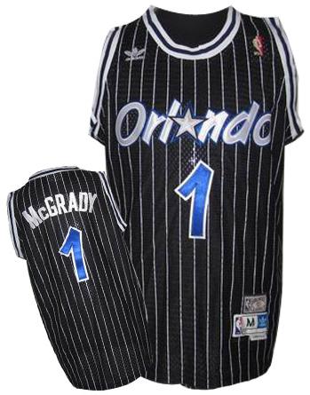 Orlando Magic 1 McGRADY Black Jersey