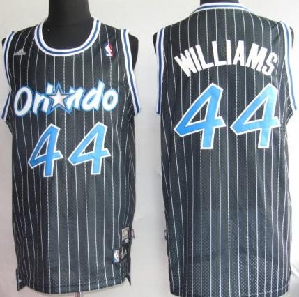Orlando Magic 44 Williams Black Swingman Jersey