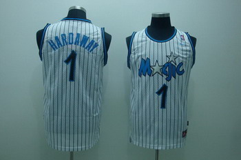 Orlando Magic 1 Penny hardaway white black stripe Jerseys