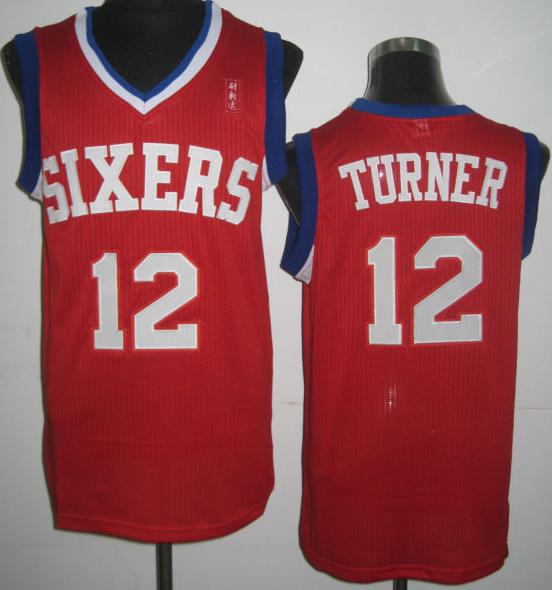 Philadelphia 76ers 12 Evan Turner Red Revolution 30 NBA Jerseys Cheap