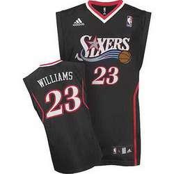 Philadelphia 76ers #23 Louis Williams Black Jersey