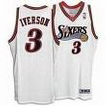 Philadelphia 76ers A.Iverson 3 home jerseys Cheap