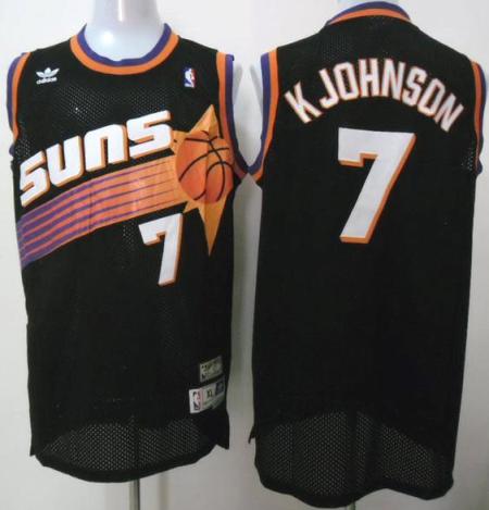 Phoenix Suns 7 Kevin Johnson Purple Throwback NBA Jersey Cheap