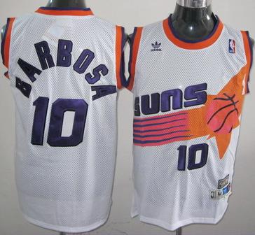 Phoenix Suns 10 L.Barbosa White Swingman Jersey Cheap