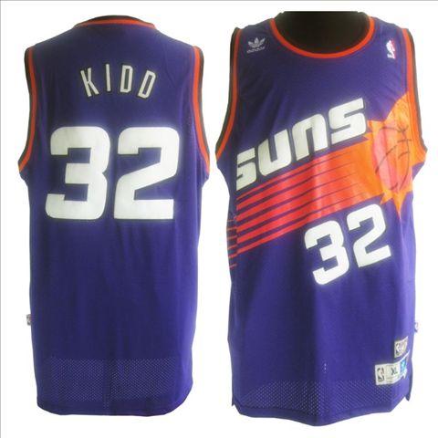 Phoenix Suns 32 Jason Kidd Purple Jersey Cheap