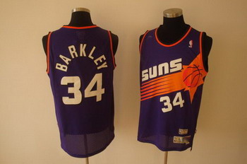 Phoenix Suns 34 BARKLEY purple SWINGMAN jerseys Cheap