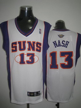 Phoenix Suns 13 Steve Nash white jerseys