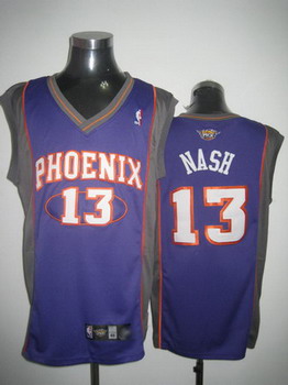 Phoenix Suns 13 Steve Nash purple jerseys