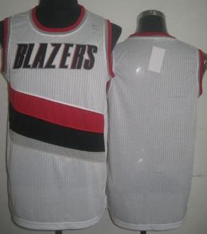 Portland Trail Blazers Blank White Revolution 30 NBA Jersey Cheap