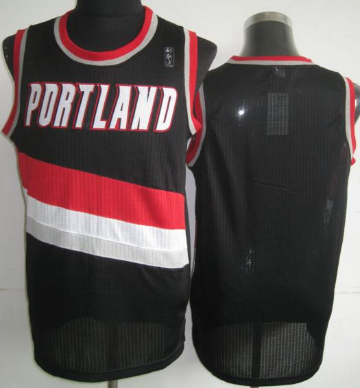 Portland Trail Blazers Blank Black Revolution 30 NBA Jerseys