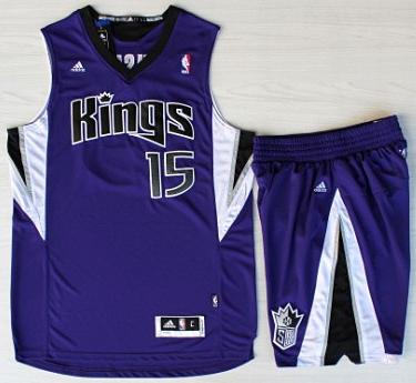 Sacramento Kings 15 DeMarcus Cousins Purple Revolution 30 Swingman NBA Suits Cheap