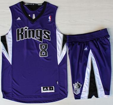 Sacramento Kings 8 Rudy Gay Purple Revolution 30 Swingman NBA Suits Cheap