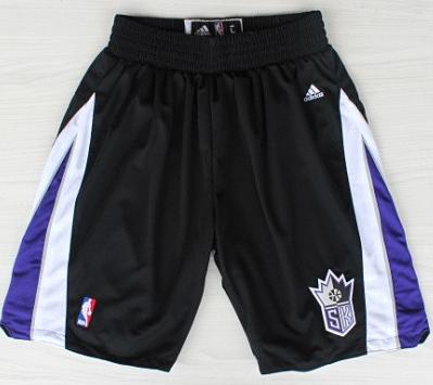 Sacramento Kings Black Revolution 30 Swingman NBA Shorts