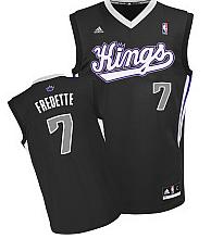 Sacramento Kings 7 Jimmer Fredette Revolution 30 Swingman Black Jersey