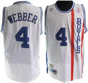 Cincinnati Royals 4 Chris Webber Soul White Jersey