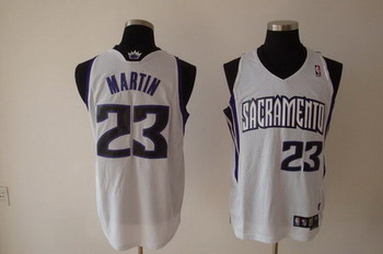 Sacramento Kings 23 MARTIN white SWINGMAN jerseys Cheap