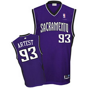 Sacramento Kings 93 Ron Artest Road Jersey Cheap