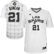 San Antonio Spurs 21 Tim Duncan 2014 Latin Nights White Swingman NBA Jerseys