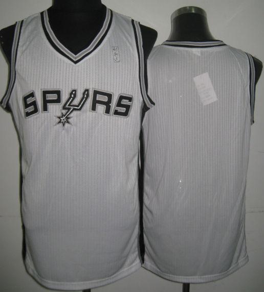 San Antonio Spurs Blank White Revolution 30 NBA Jerseys Cheap