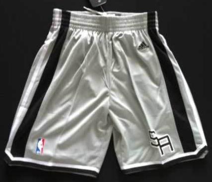 San Antonio Spurs Grey Revolution 30 Swingman NBA Shorts